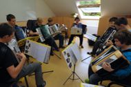 Musik-Probenlager in Sachsen, Akkordeonorchester, Musikschule, Vogtland, Sachsen